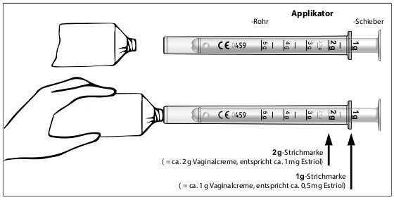 1. Estriol Wolff 0,5 mg/g Vaginalcreme